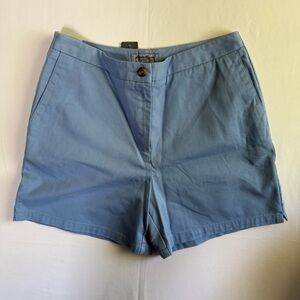 Eddie Bauer‎ | Women's 6, Blue Signature Twill Chino Shorts, Relaxed Fit, NWT
